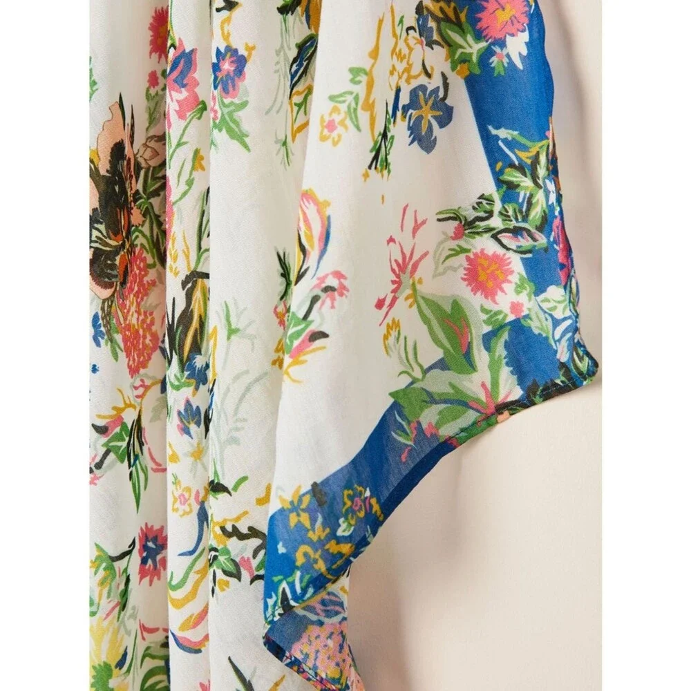 Anthropologie Buttercup Bandana Floral Scarf Hair Kerchief Bag Scarf
